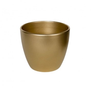 Bol ceramic 25cm auriu