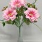 Buchet dalie x7 30cm roz