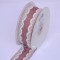 Banda decor textil 38mmx10m nalba