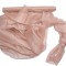 Organza saten 25cmx10m bej pudra