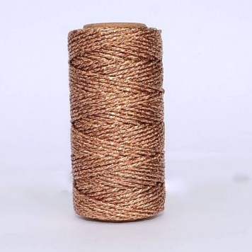 Snur lucios 25mmx25m rose gold