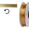Banda dec.sat.15mmx10m cu inscriptie auriu