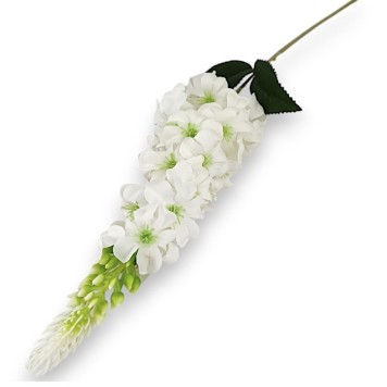 Fir delphinium saten 73cm crem