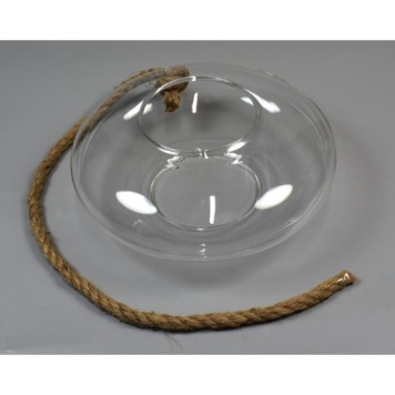Coronita din sticla de agatat 19cm