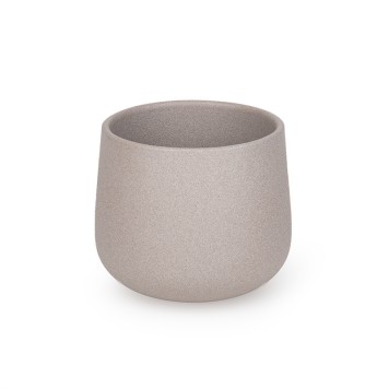 Vas ceramic Moda Struktur 15cm nisipiu