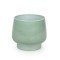 Vas ceramic Krug lacuit 17cm verde salvie