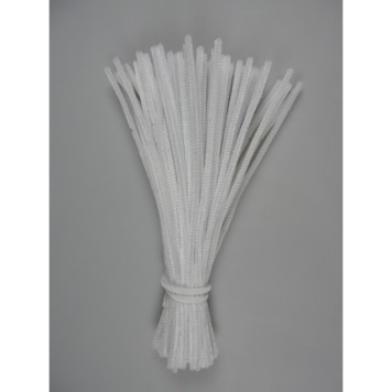 Sarma invelita cu jenilie 30cm s/100 alb